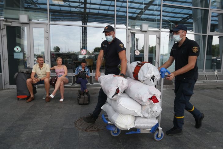 Украинские спасатели помогут тушить пожары в Греции